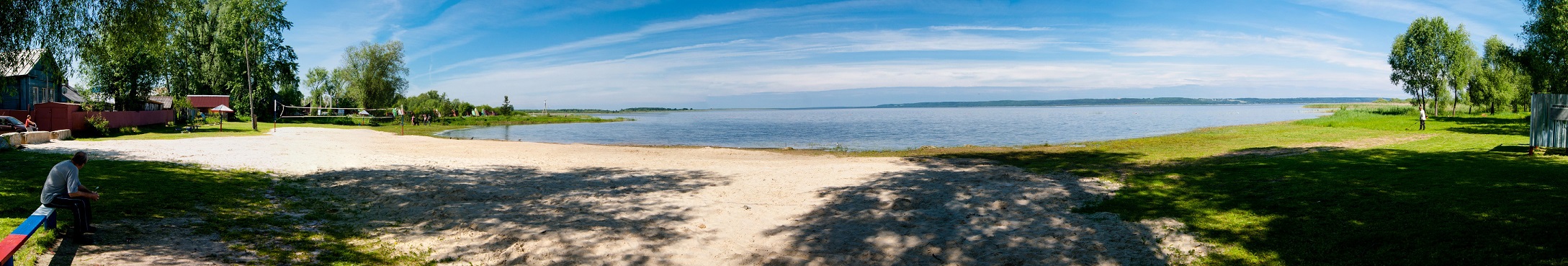 Галичское озеро в Костромской области пляж