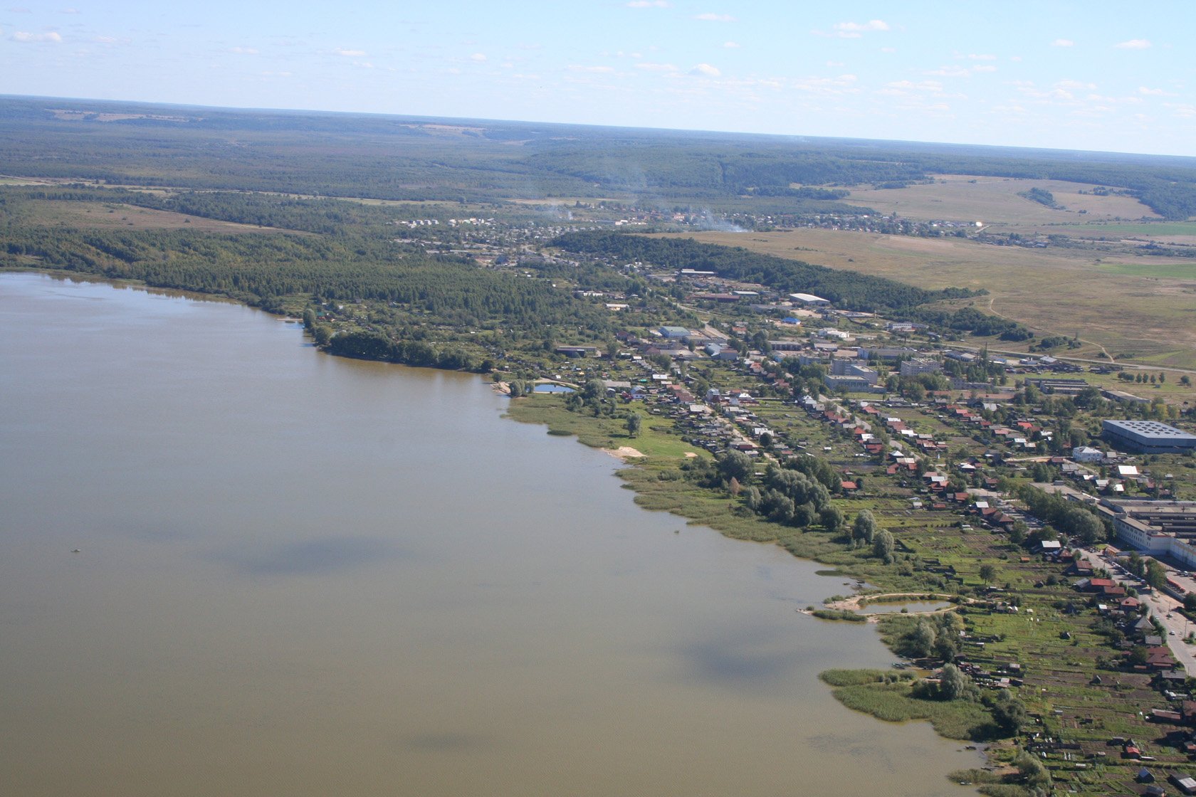 Озеро в центре Галича Костромской области