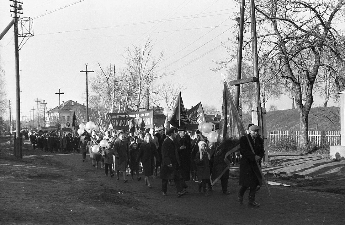 1967г. Демонстрация 50 лет Октября -29