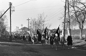 1967г. Демонстрация 50 лет Октября -13