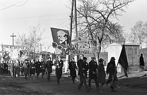 1967г. Демонстрация 50 лет Октября -15