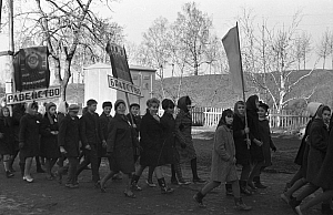 1967г. Демонстрация 50 лет Октября -18