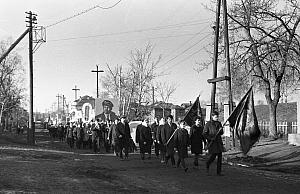 1967г. Демонстрация 50 лет Октября -19