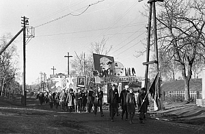 1967г. Демонстрация 50 лет Октября -25